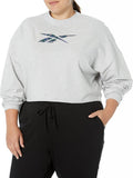 Reebok Women's Regular Crop Crewneck Sweatshirt HG3834
