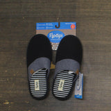 Floopi Womens slip On House Slippers 167dc2261aecd4 Black-3 Black L (9-10)