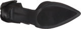 Journee Collection Womens Tanzi Satin D'Orsay Heels Shoes TANZI-PUMP Black 9M