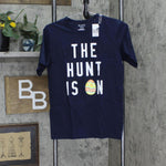 The Children's Place Boys Short Sleeve Graphic T-Shirt Easter Hunt is on Blue XL