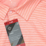 Member's Mark Mens Striped Knit Active Polo Shirt Cf19630