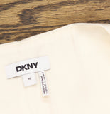 DKNY Weathered Twill Zip-Front Vest P5ETTB77 Coconut Off White M