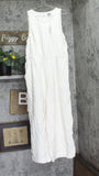 A New Day Womens Modern Gauze Jumpsuit 94191932 Cream Off White L