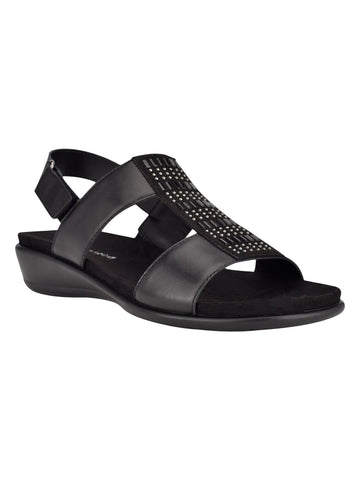 Easy Spirit Hazel Womens Slingback Sandals SEHAZEL Black 7.5M