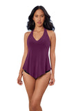 Magicsuit Solid Taylor Soft Cup Racerback Tankini Top 6006052 Jam Purple 14