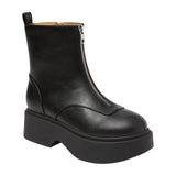 Wild Fable Honor Ankle Combat Boots Zip Faux Leather Platform 94642924 Black 9M