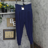 White Mark Womens Plus Knit Pull On Jogger Pants PS560-NAVY1XL Navy Blue 1X