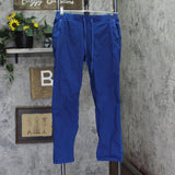 Style & Co. Trimmed Utility Pants Pull-On with Pockets Blue M