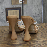 Steve Madden Women's Libbie Heeled Sandal LIBB03S1 Camel Nubuck Brown 10M