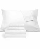 Fairfield Square Brookline 1400 Thread Count 6-Piece Sheet Set White Queen