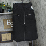 DKNY Womens Organza Cargo Skirt P4BNUWEN Black 12