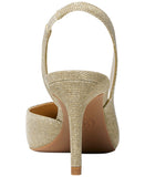 Michael Michael Kors Womens Alina Flex Sling Pump Heels Pale Gold 6.5M