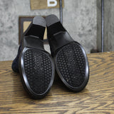 Steven by Steve Madden Enda Cross Weave Block Heel Booties Navy Blue 6.5