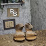 Style & Co Eileen Elasticized Round Toe Flat Sandals Mountain Trail Brown 8.5M