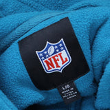 NFL Mens Zip Fleece Jacksonville Jaguars Jags Hoodie Sweatshirt Teal Blue 3XL