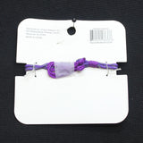 Unique Designs "Bestie" Paracord Adjustable Bracelet Purple / Gold