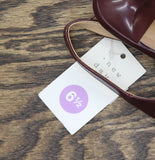 A New Day Samantha Slingback Kitten Heels 94462862 Burgundy Red 6.5M