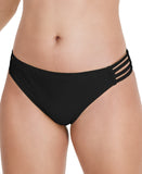Salt + Cove Juniors Strappy-Side Hipster Bikini Bottoms SC24029BB Black M