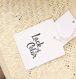 Lack Of Color Womens The Vista Straw Hat VISTAWHITE Natural / White L