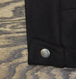 Universal Thread Suede Long Sleeve Snap Front Pocket Fashion Jacket Brown XS