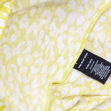 Who What Wear Woven Unlined Balloon Sleeve Blouse Shirt Yellow Green Multi L