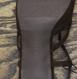 A New Day Veera Slingback Heels Faux Suede 94646931 Brown 6.5M