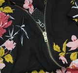 City Chic Womens Trendy Plus Size Beloved Floral Mini Dress Black Multi 20W