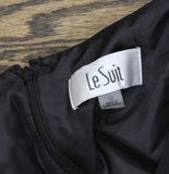 Le Suit Womens Lined Sleeveless Woven Suit Dress Black 12