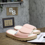 Isotoner Womens Active Recycled Adjustable Slide Slippers 8840 Clay Pink XL