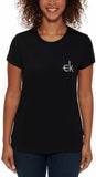 Calvin Klein Jeans Women's Logo T-Shirt 1577512 Black XS