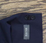Kenneth Cole Reaction Big Boys Stretch Slim Fit Suit Blazer Jacket Dark Blue 14R