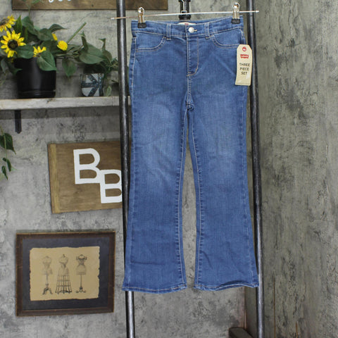 Levis Little Girls Flared Denim Jeans Blue 6X