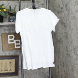 DG2 by Diane Gilman Womens Embellished Cuff-Sleeve Top Shirt 728935 White L