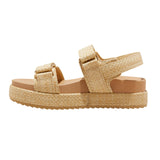 A New Day Womens Tanner Platform Double Band Sandals 91637764 Tan Brown 10M