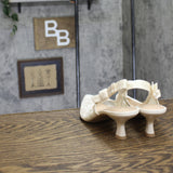 A New Day Womens Milan Slingback Pumps Lace 93708032 Cream Off White 10M
