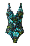 Miraclesuit Florica Crossover Soft Cup One Piece Swimsuit Florica Black Multi 16