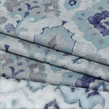 Max Blackout Baylor Print Grommet Top Single Curtain Panel Blue Floral 50" x 84"