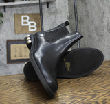 On 34th Womens Jeovana Pearl Chelsea Booties 10019682400 Black Smooth 12M