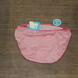 Vanity Fair Women's Illumination String Bikini Panties Rosy Stripe Print Pink 8