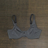 Lilyette Womens Plunge Into Comfort Keyhole Minimizer Bra Silver Lining Gray 36C