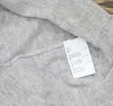 Charter Club Women's Cashmere L'Amour Embroidered Crewneck Sweater Gray M