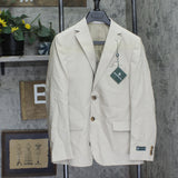 B By Brooks Brothers Big Boys Classic Fit Linen Suit Jacket Coat Khaki Brown 18R