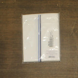 Matouk Essex 350 TC Set of 2 Cotton Pillowcases Navy Blue / White King