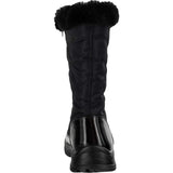 Easy Street Womens Cuddle Waterproof Quilted Boot CUDDL Black 11M