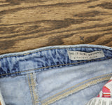 Guess 81 Womens The It Girl Distressed Skinny High Rise Jeans Light Blue 25