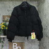 All In Motion Women’s Knit Quilted Puffer Jacket 94663371 Black XL