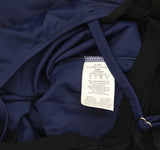 Swim Solutions Womens Midnight Princess High-Low Tankini Top Swim Navy Blue 10