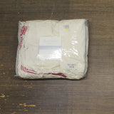 Laurel Manor Toile Garden Cotton Bedskirt 7216311 Ivory Red Multi Queen