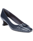 Easy Street Womens Waive Dress Pump Block Heel WAIVE New Navy Blue 9.5M