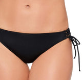 Salt + Cove Juniors Lace-up Hipster Bikini Bottom 802151 Black L